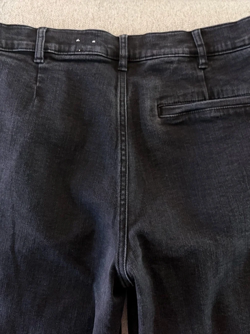 J. McLaughlin Emmie Bootcut High Rise Black Wash Denim Jeans Size 8 Stretch