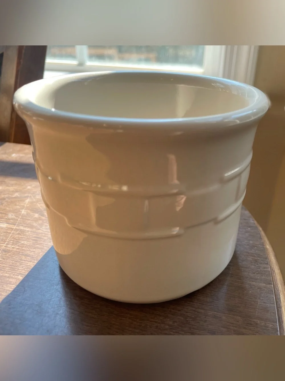 Longaberger ivory pottery