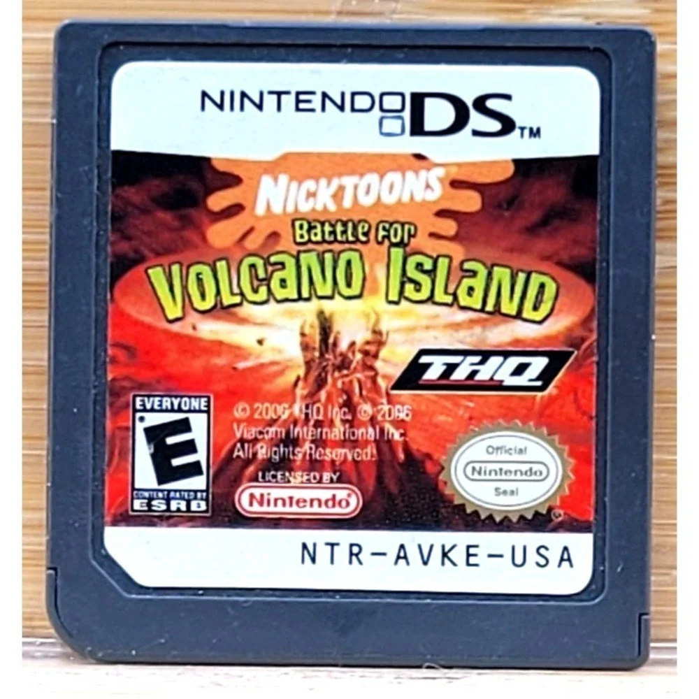 Nicktoons: Battle for Volcano Island (Nintendo DS, 2006)‎ GAME CART ONLY