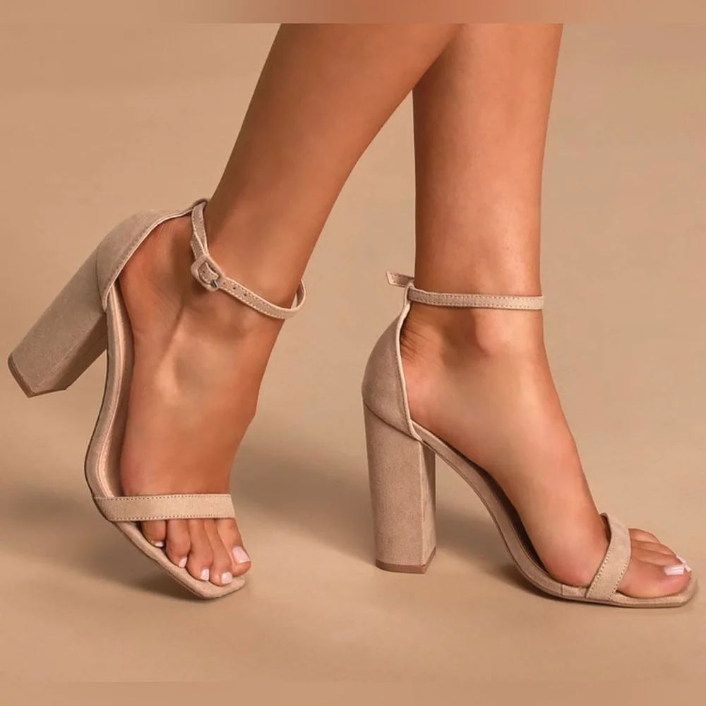 Lulus tan suede