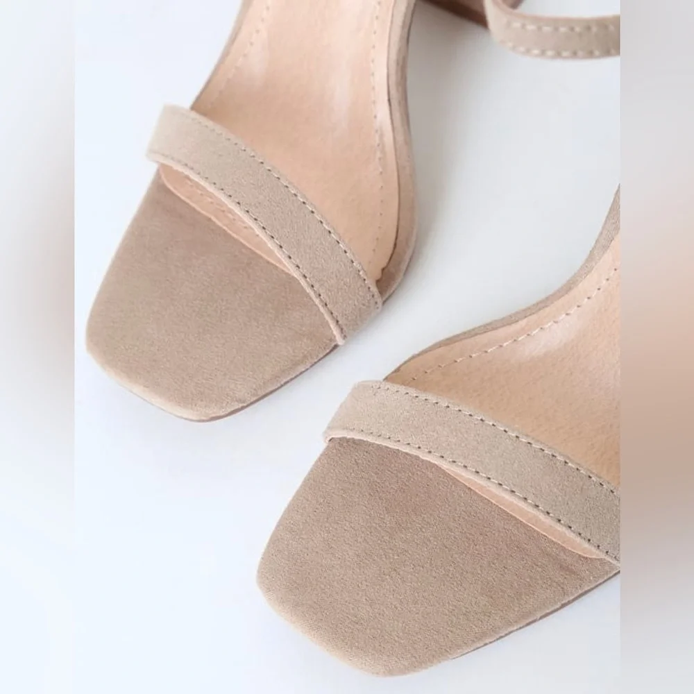 Lulus tan suede