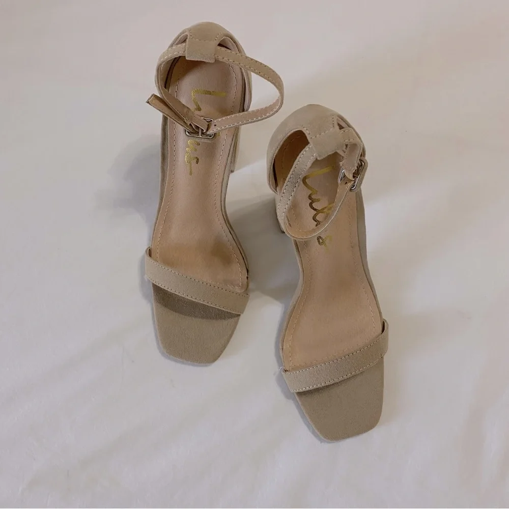 Lulus tan suede