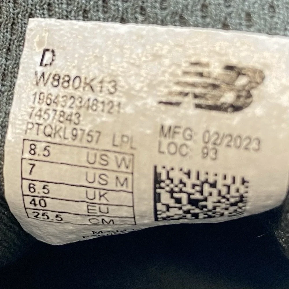 New Balance size womens
