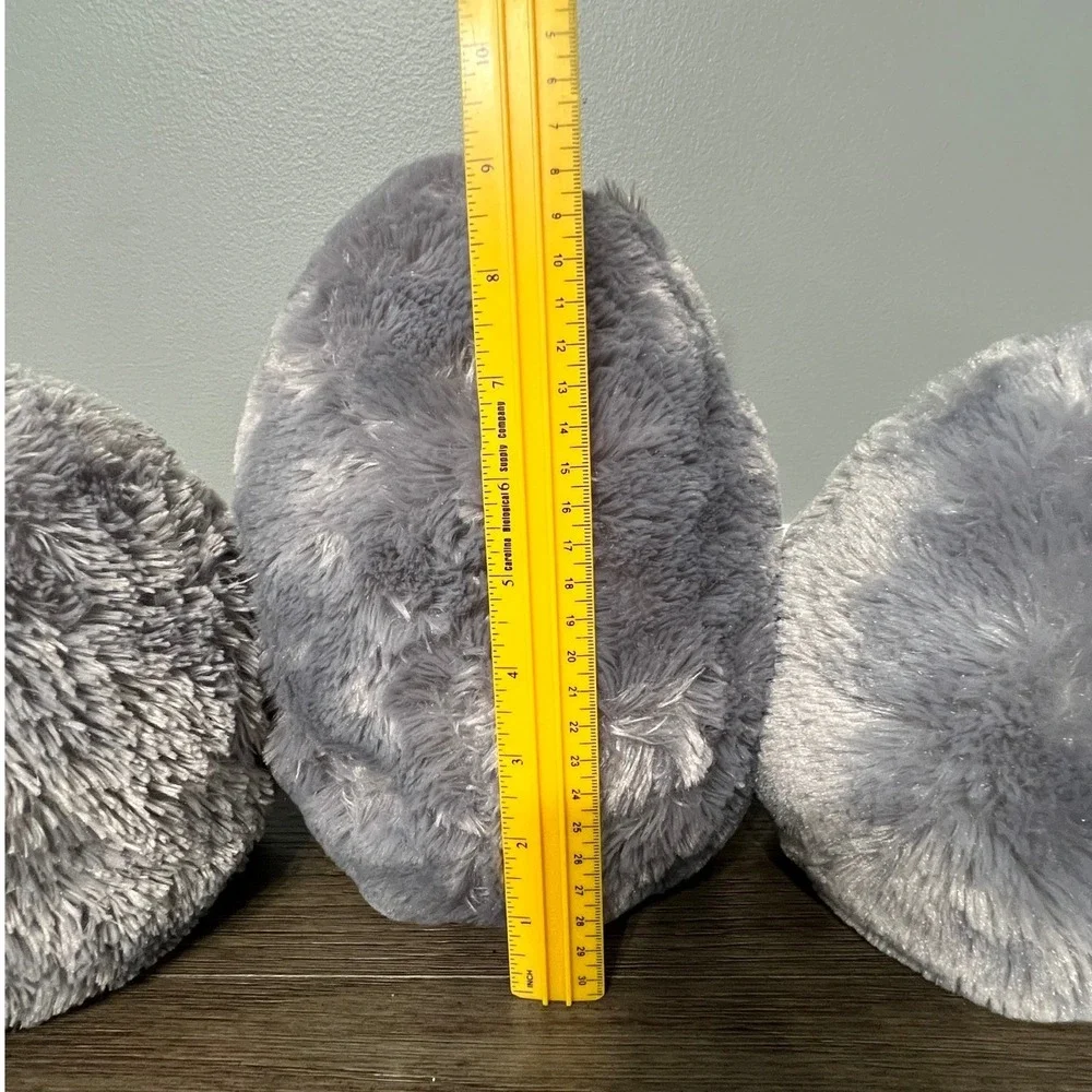 Nanco Belly Buddies Hamster Plush Toy Gray White‎ Stuffed Animal Bundle