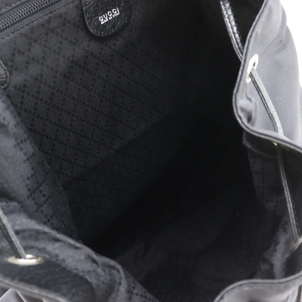 Gucci black leather
