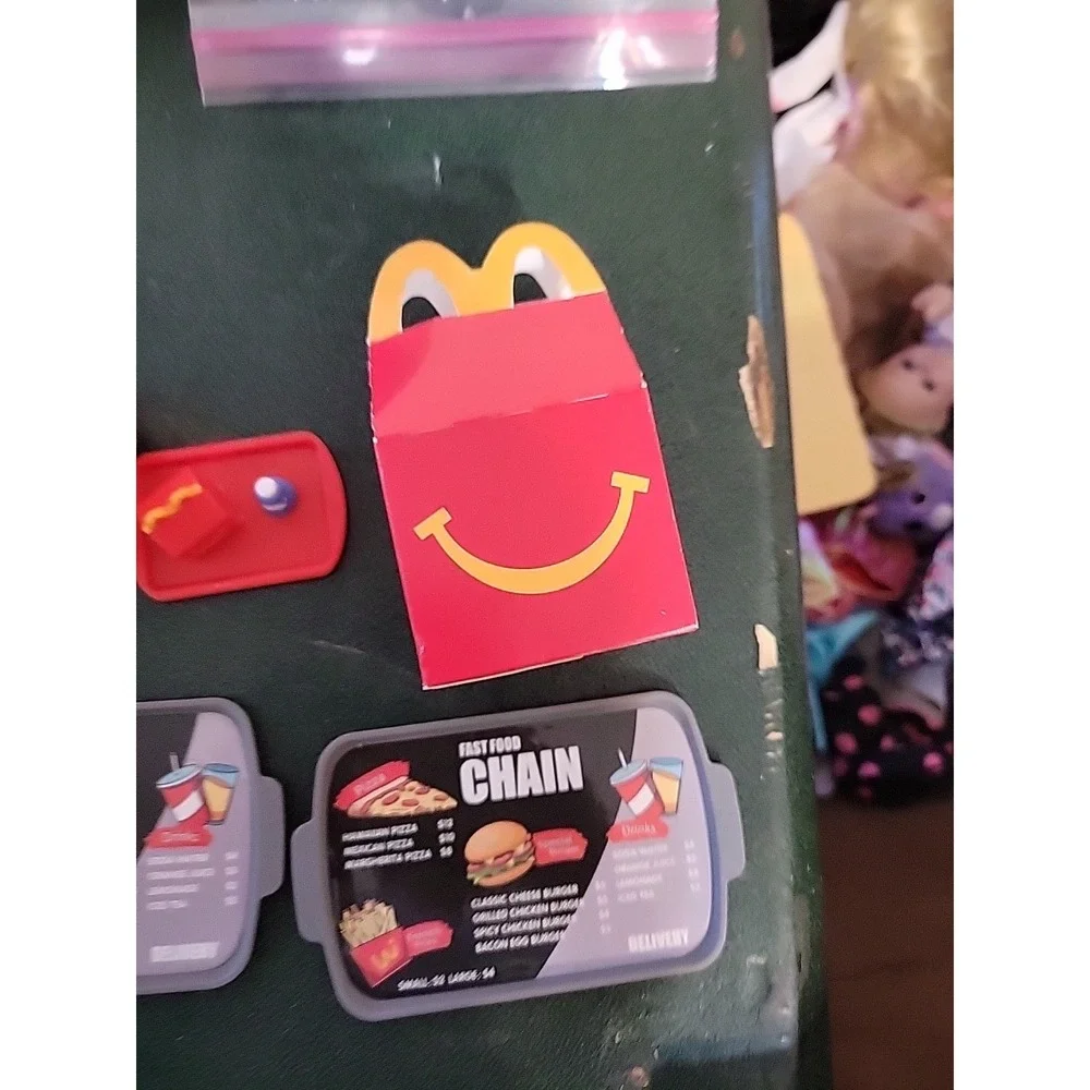 Lil McDonald's Happy Meal Toys‎ Tray Halloween bucket w/ lid etc...