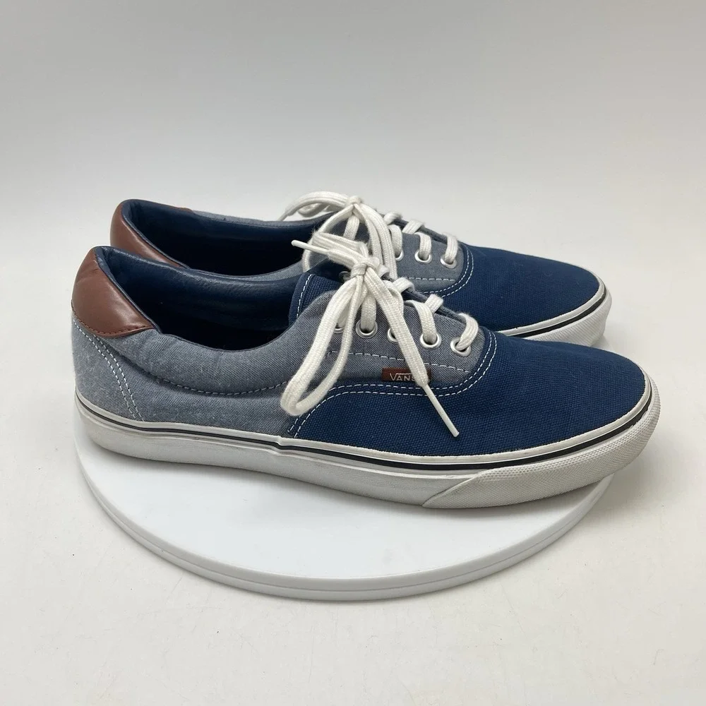 Vans Sneakers Mens 8.5 Womens 10 Era 59 TC9R Denim‎ Blue Skate Casual Shoes