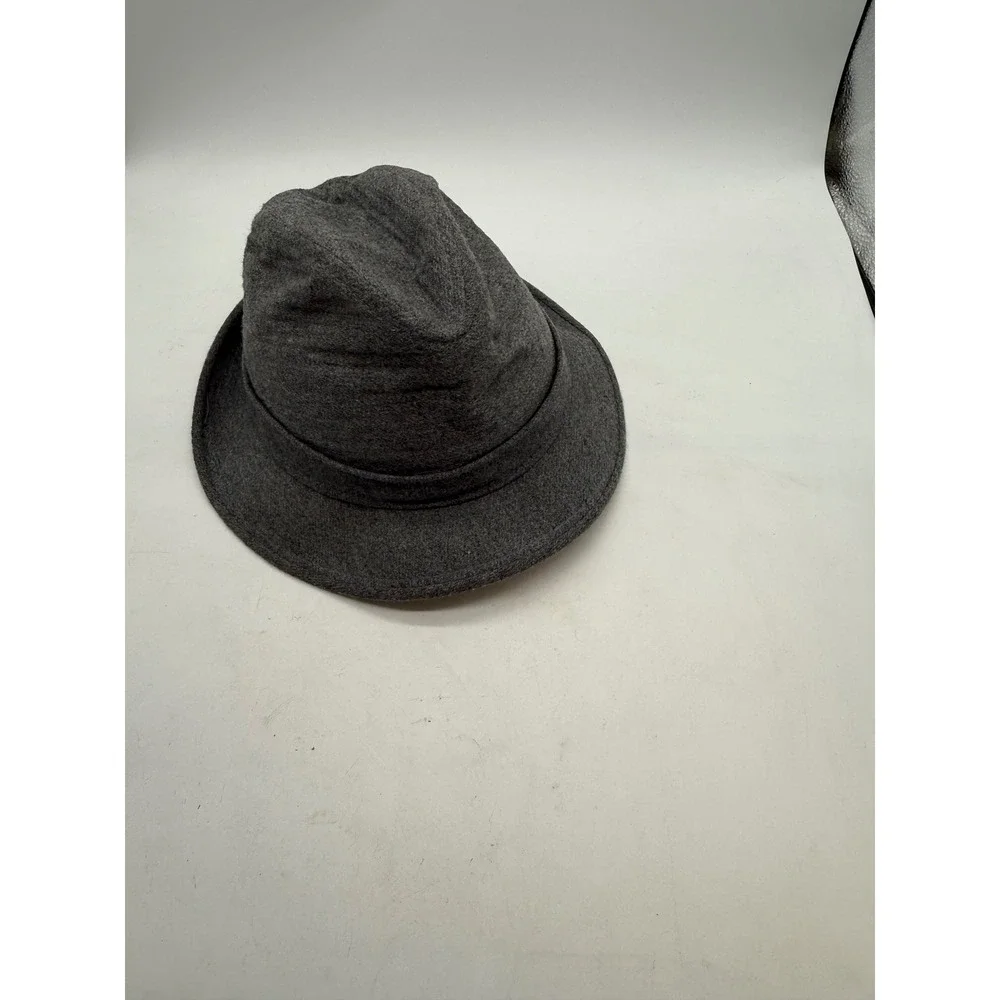 Stetson‎ Vintage Gray Wool Blend Fedora Hat Made in USA Size 7 Mens Classic