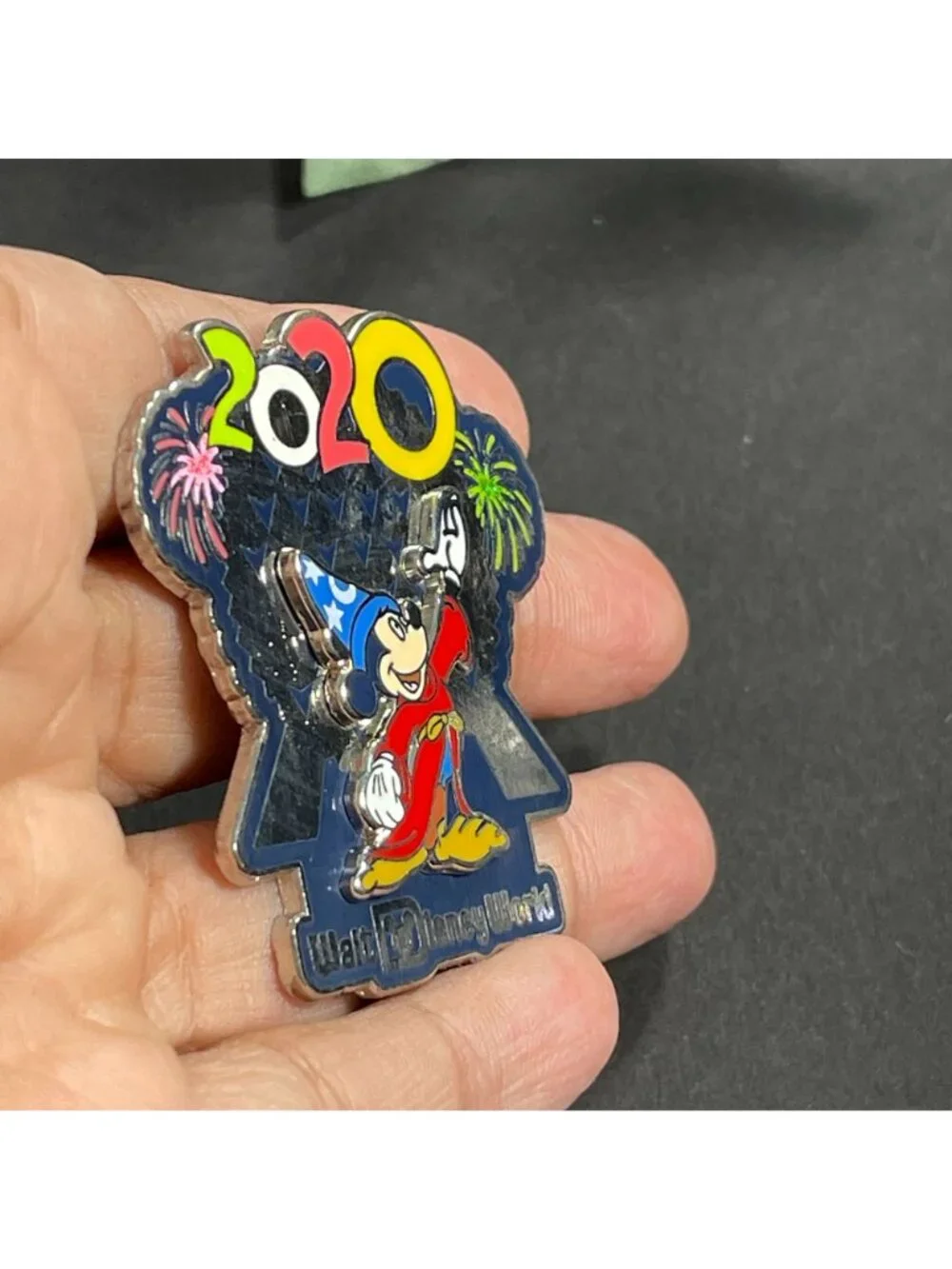 Disney Sorcerer Trading Pin Mickey Mouse Epcot 2020 Badge Lapel Pin Brooch Gift