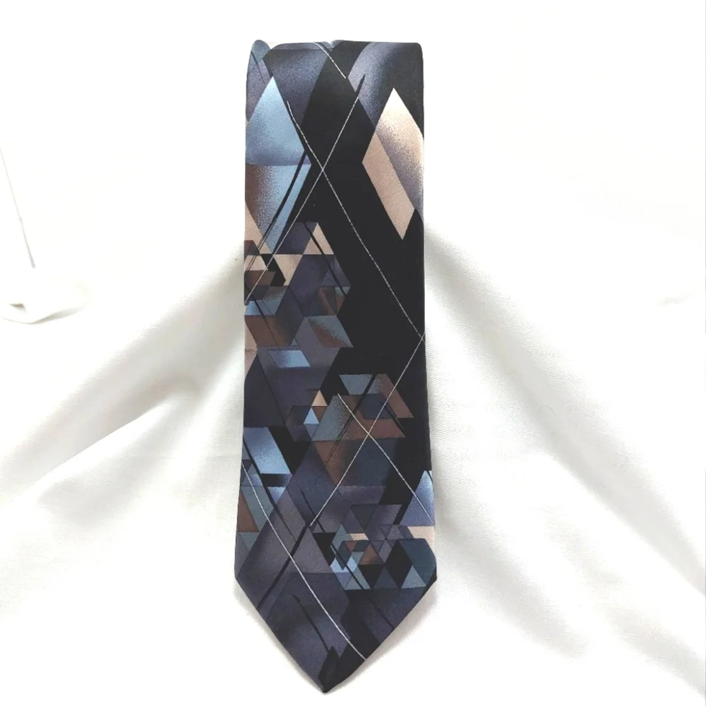 J Garcia (Rainbow)  Men's Tie 100% Silk Necktie 62