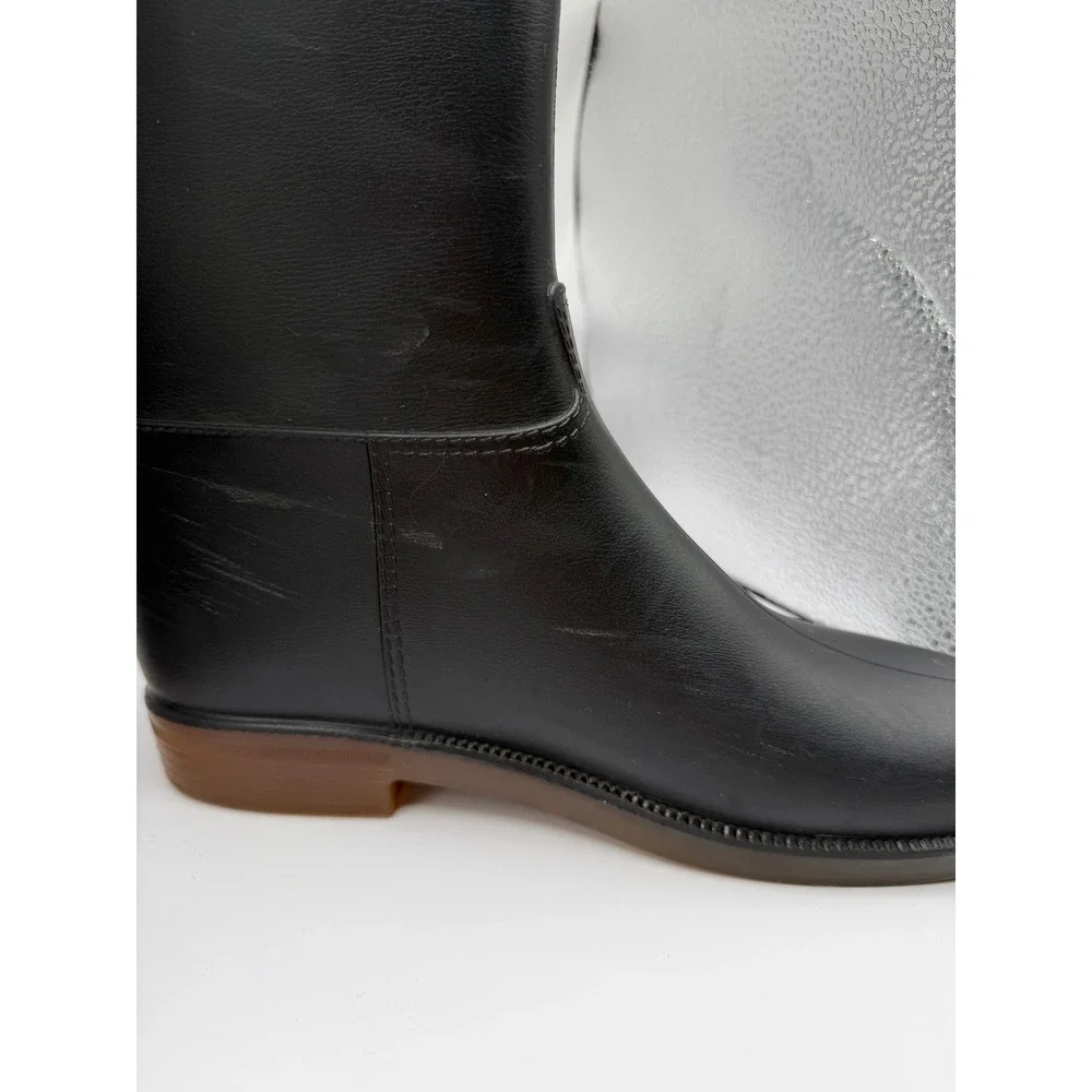 Dafna by Naot Riding Boots Women Size 9 Black Tall Rear Zip Equestrian Winner