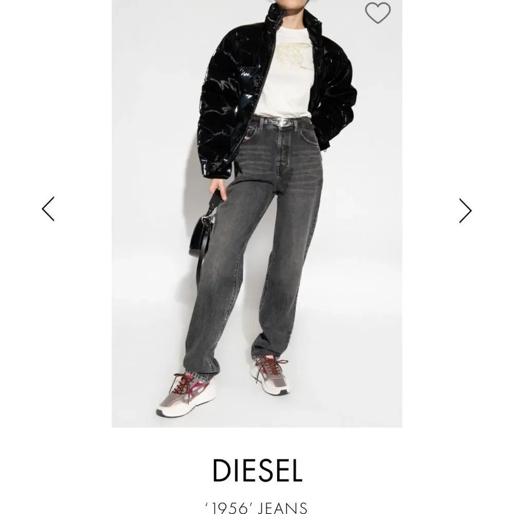 Diesel High Rise Straight Leg 1956 D-Tulip Gray 24