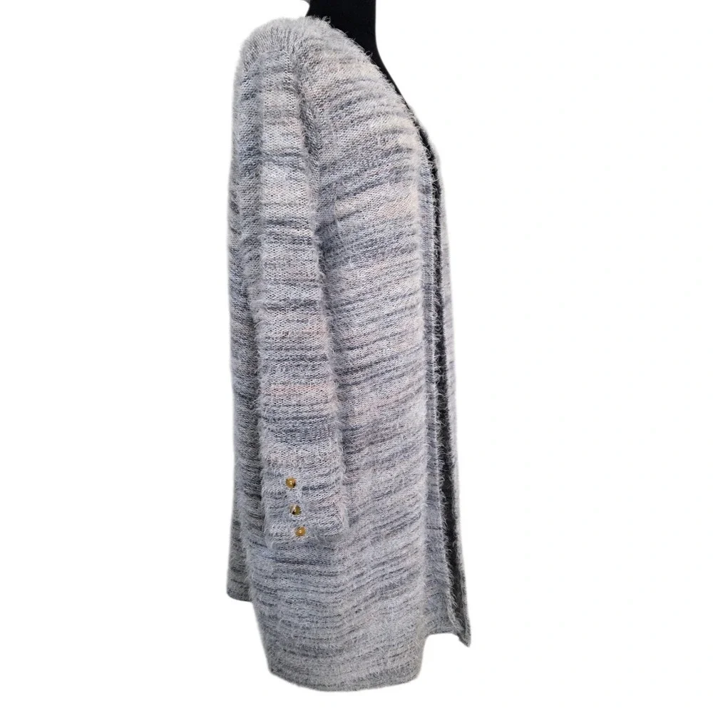 Lane Bryant Pastel‎ Marled Eyelash Open Cardigan Duster Women's Plus Size 26/28