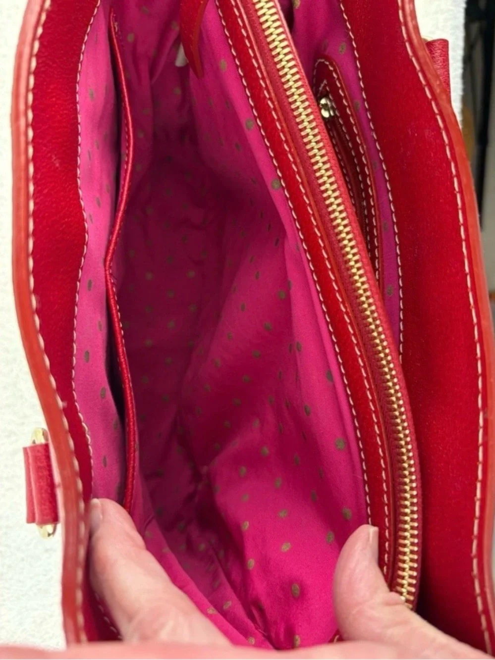 kate spade pebbled leather