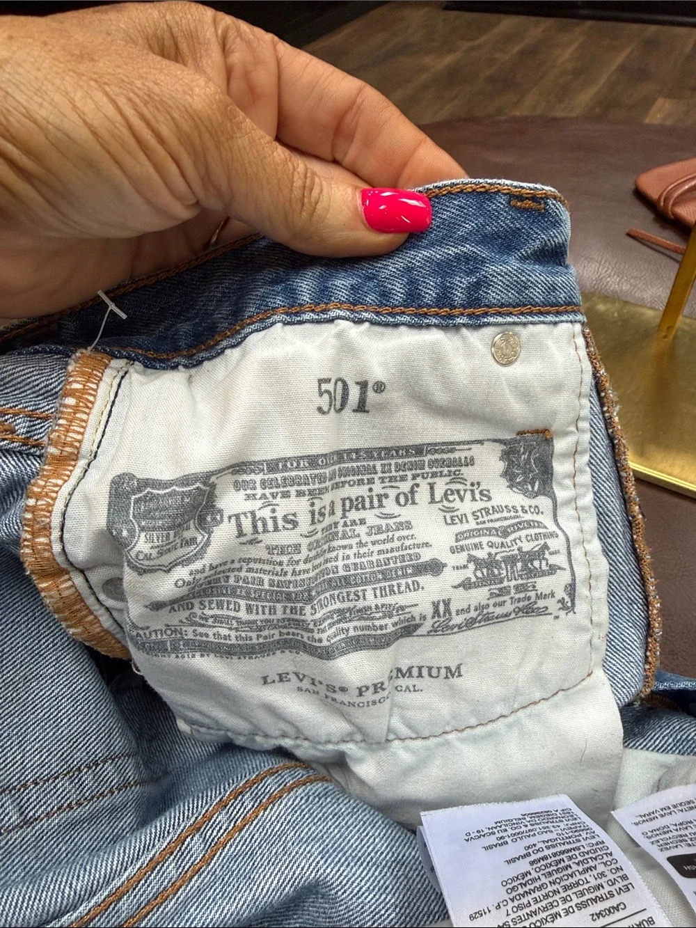 Levis levi denim