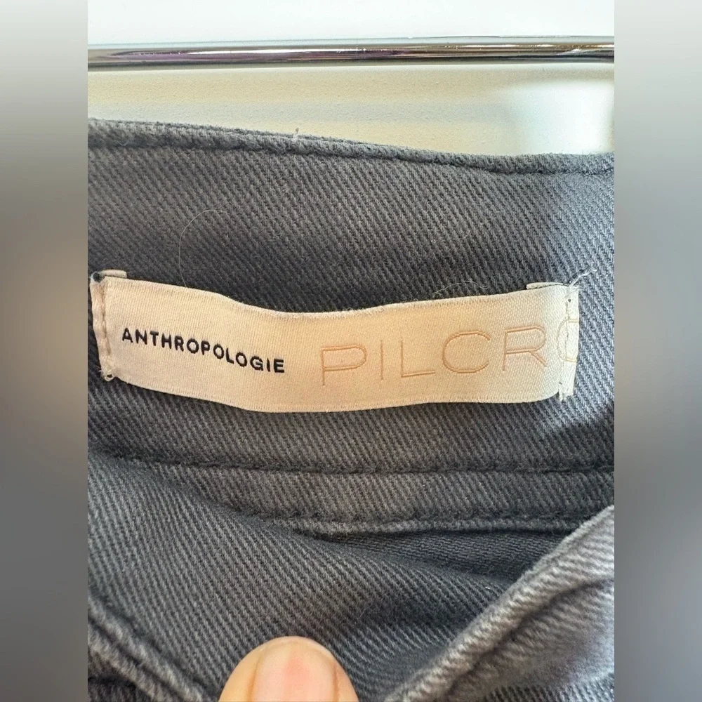 Anthropologie Pilcro High-Rise Skinny Jeans Stretch Gray Womens Size 25