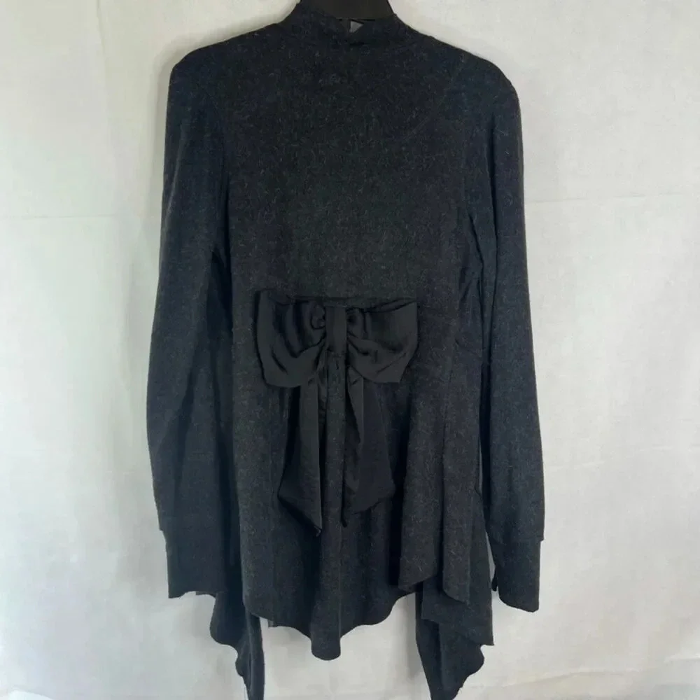 Scrapbook Originals Open Front Waterfall Cardigan with Back Bow Size‎ Medium