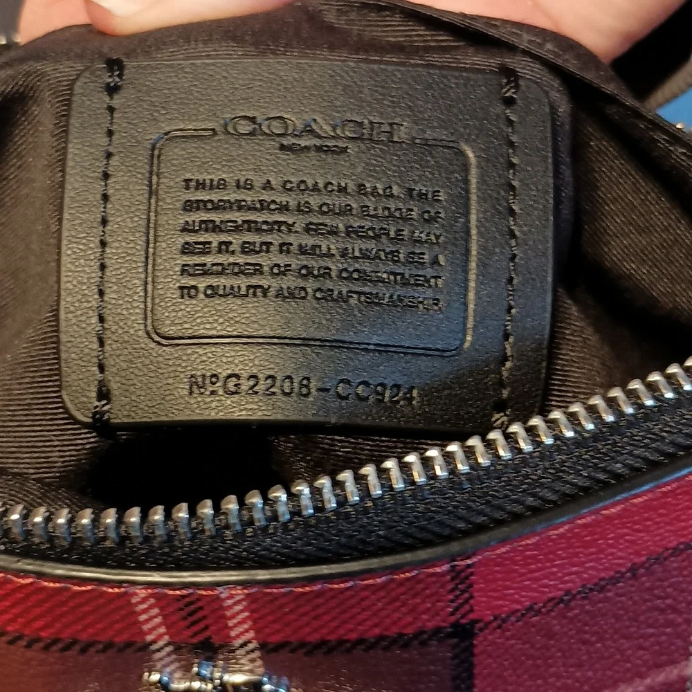 Coach printed coated