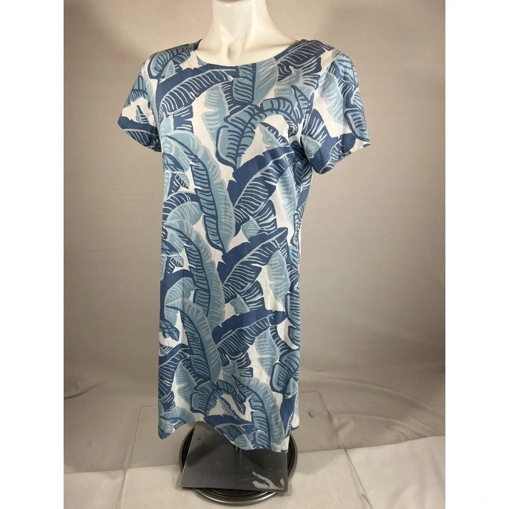 Sail‎ To Sable Womens Small Dress Blue White Preppy Coastal Summer
