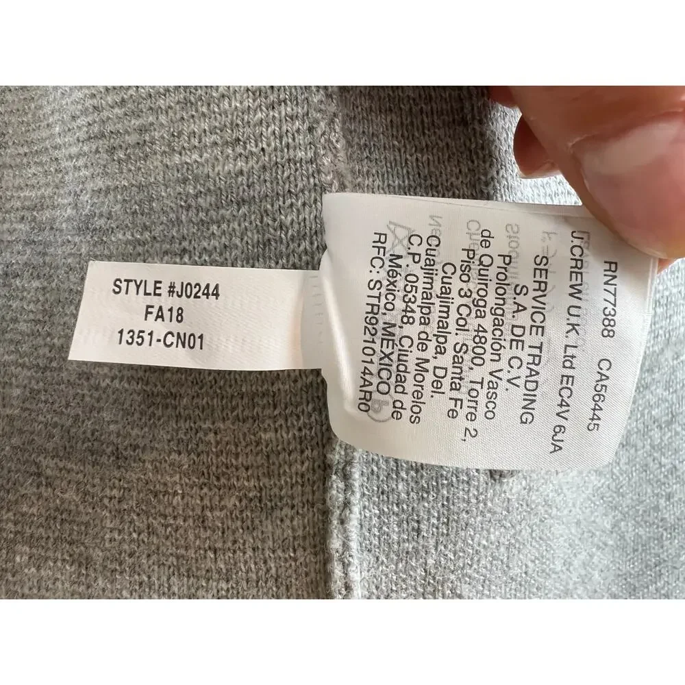J. Crew chest imperfections we
