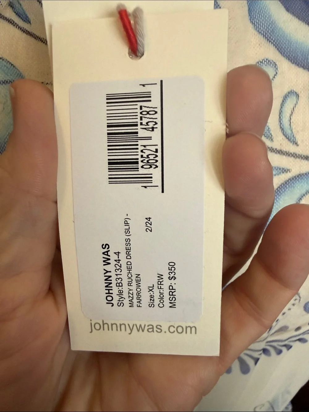 Johnny Was lightweight mesh