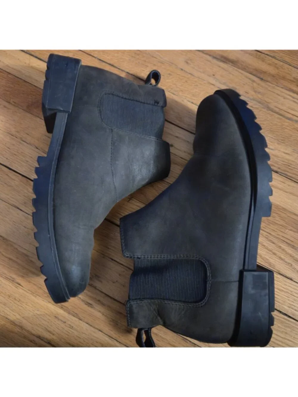 Sorel durable leather