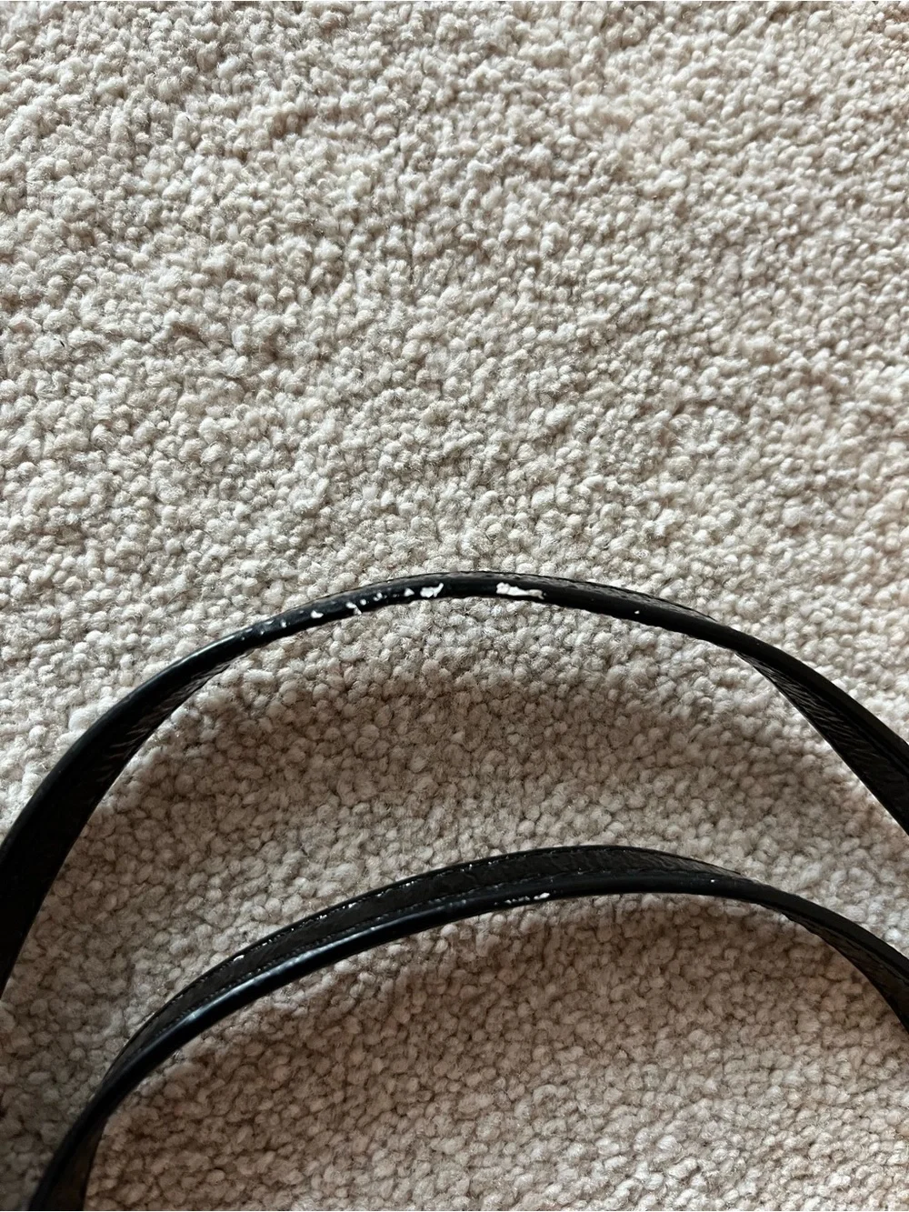 Michael Kors Black Patent Tote with Gold Chain Straps