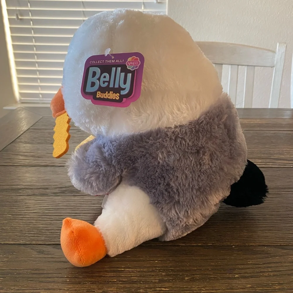 Belly Buddies seagull plush