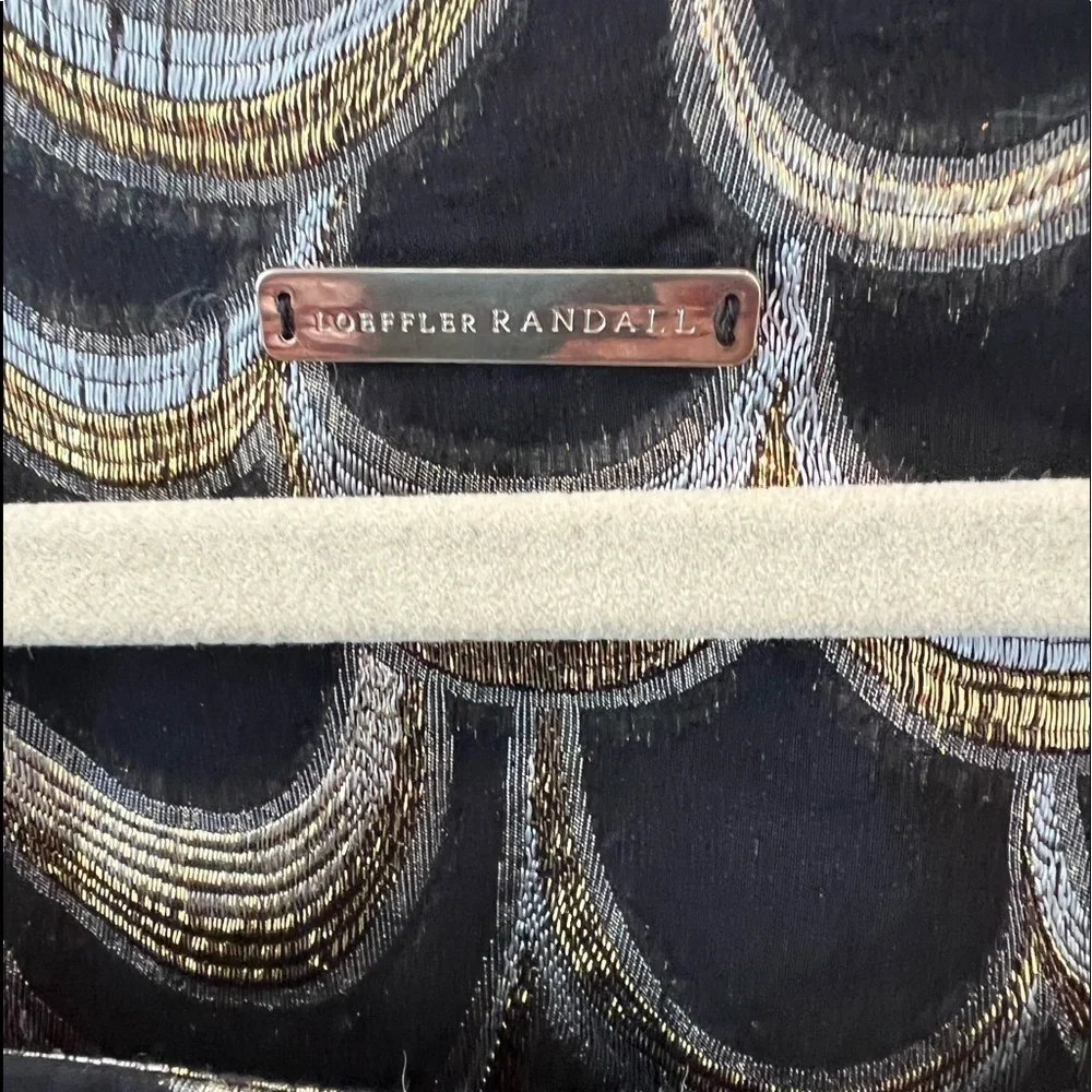 Loeffler Randall short does metallic