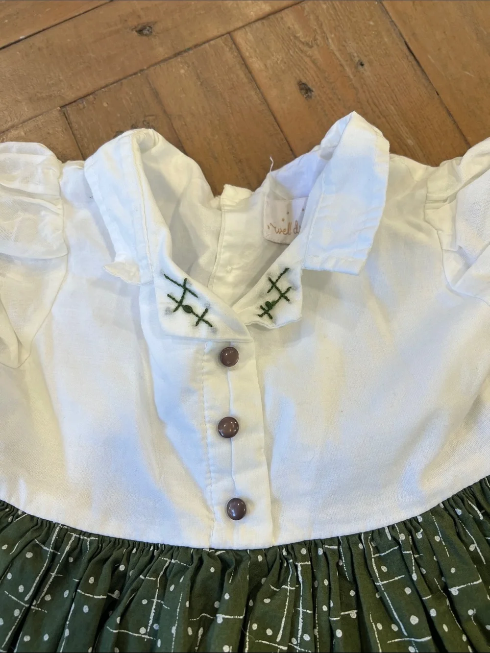 Well Dressed Wolf white bodice
