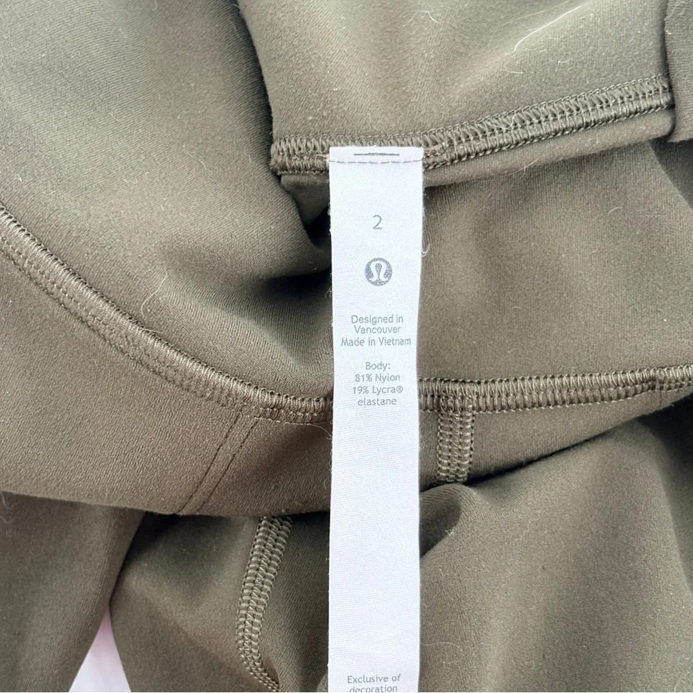 lululemon athletica comfortable olive