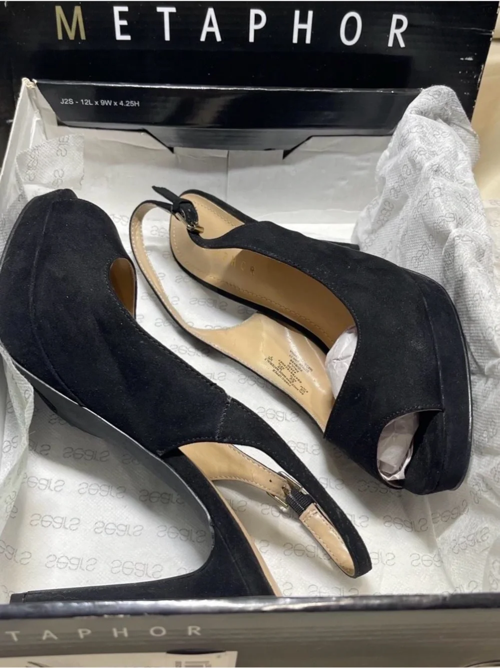 Metaphor black suede