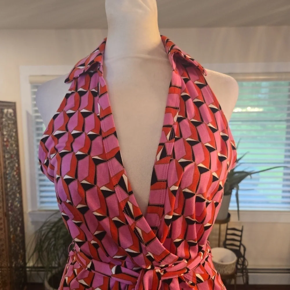 Diane Von Furstenberg collared sleeveless