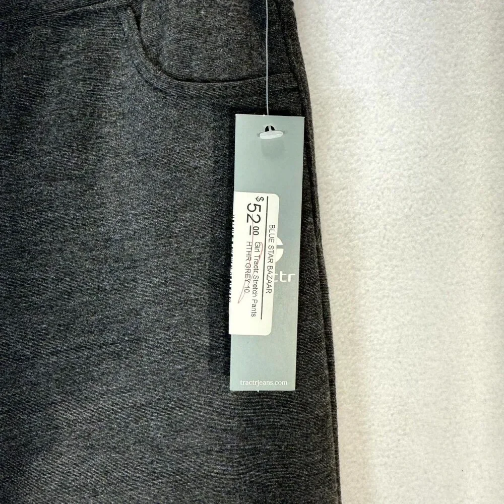 Tractr‎ $52 Women's Heather Gray Stretch Pants Size 10 NEW