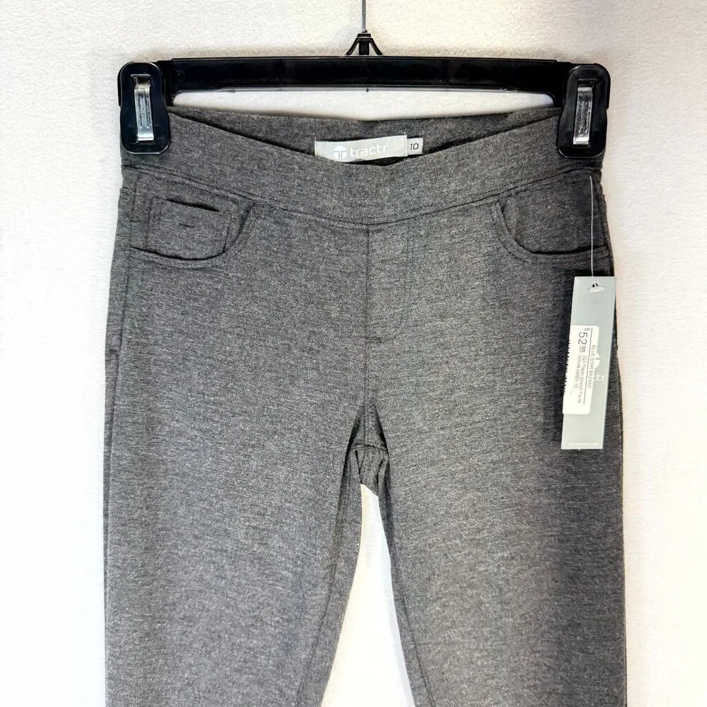 Tractr‎ $52 Women's Heather Gray Stretch Pants Size 10 NEW