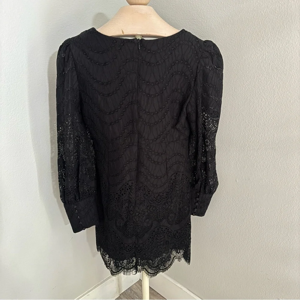 Bardot Black‎ Lace Long Sleeve Anika Dress
