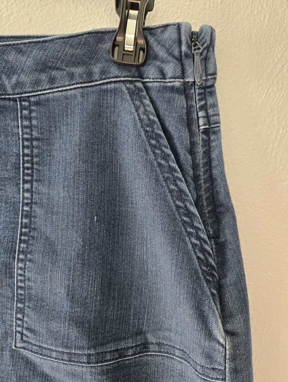 Prana denim skirt