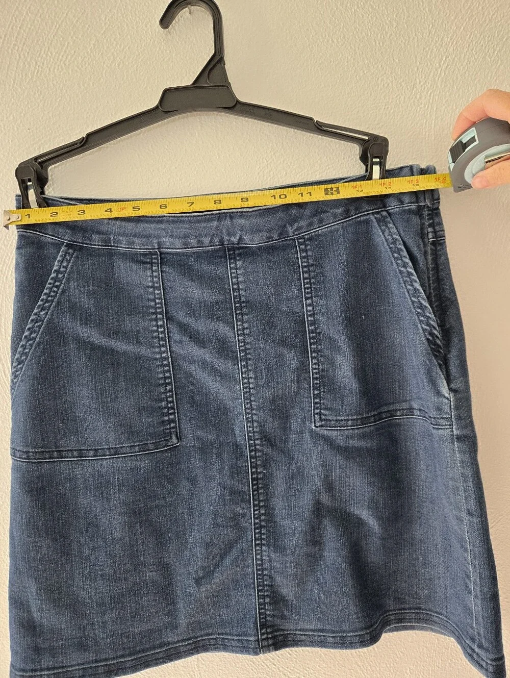 Prana denim skirt