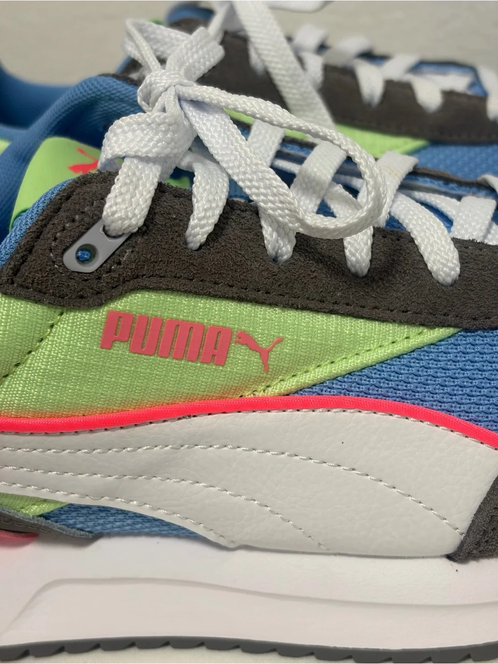 Puma NEW Women’s City Rider Marble Colorway Mesh Suede Multicolor Sneaker - 8.5