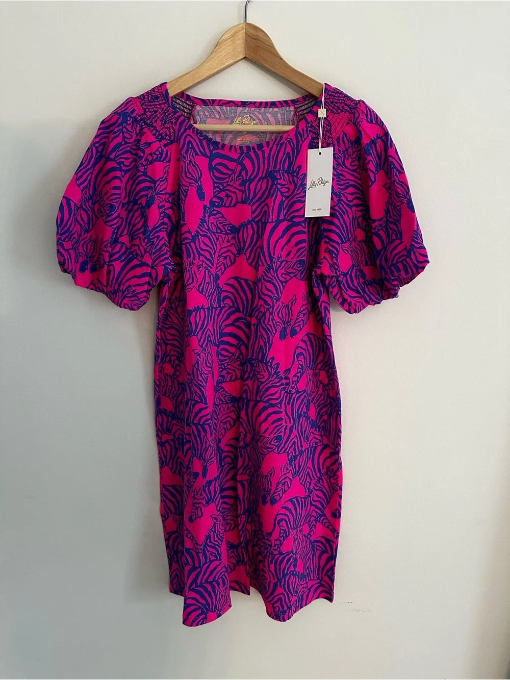 NWT lilly pulitzer rosen dress in passion fruit pink wild nights size medium