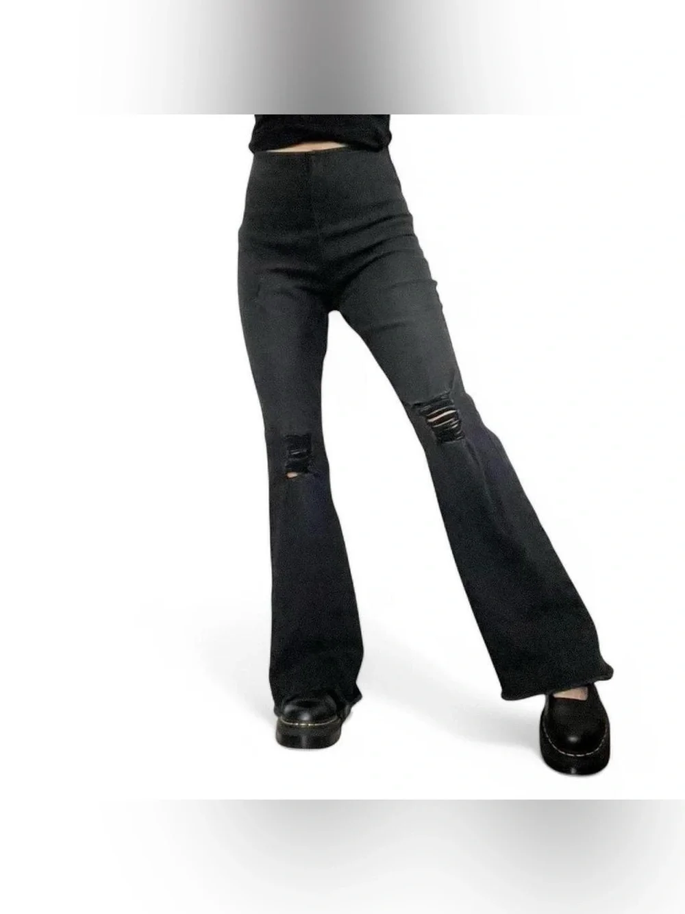 Tinseltown flared high rise Wide leg jeans