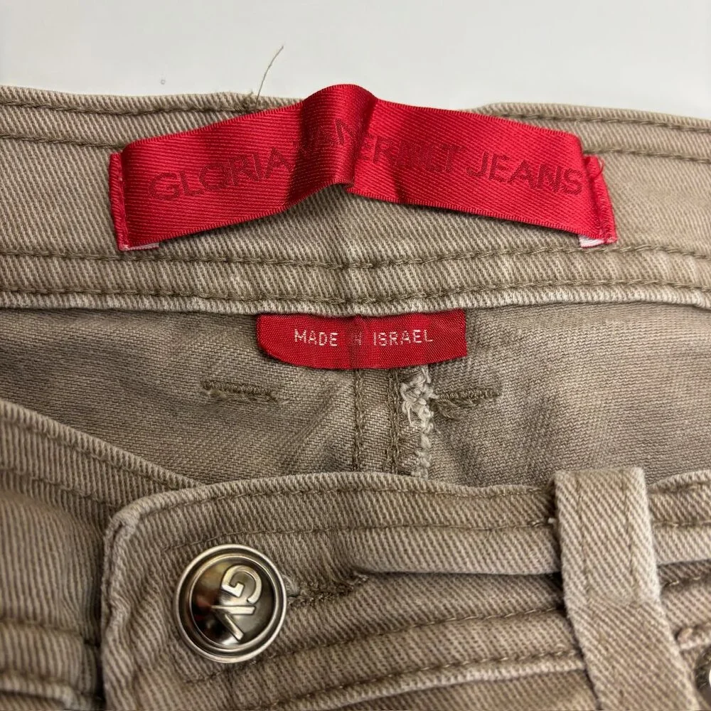 Gloria‎ Vanderbilt Straight Leg WOmen's size 10 Beige Tan Denim Jeans