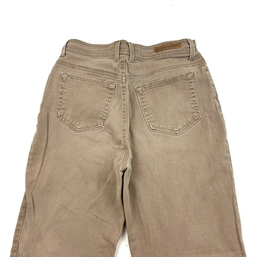 Gloria‎ Vanderbilt Straight Leg WOmen's size 10 Beige Tan Denim Jeans