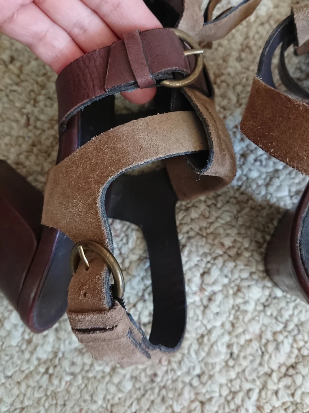 Minelli brown leather