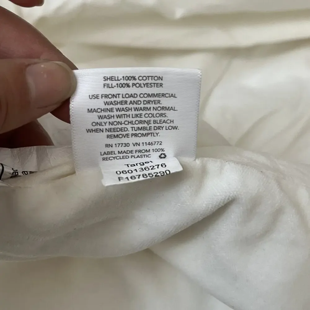 Threshold velvet comforter