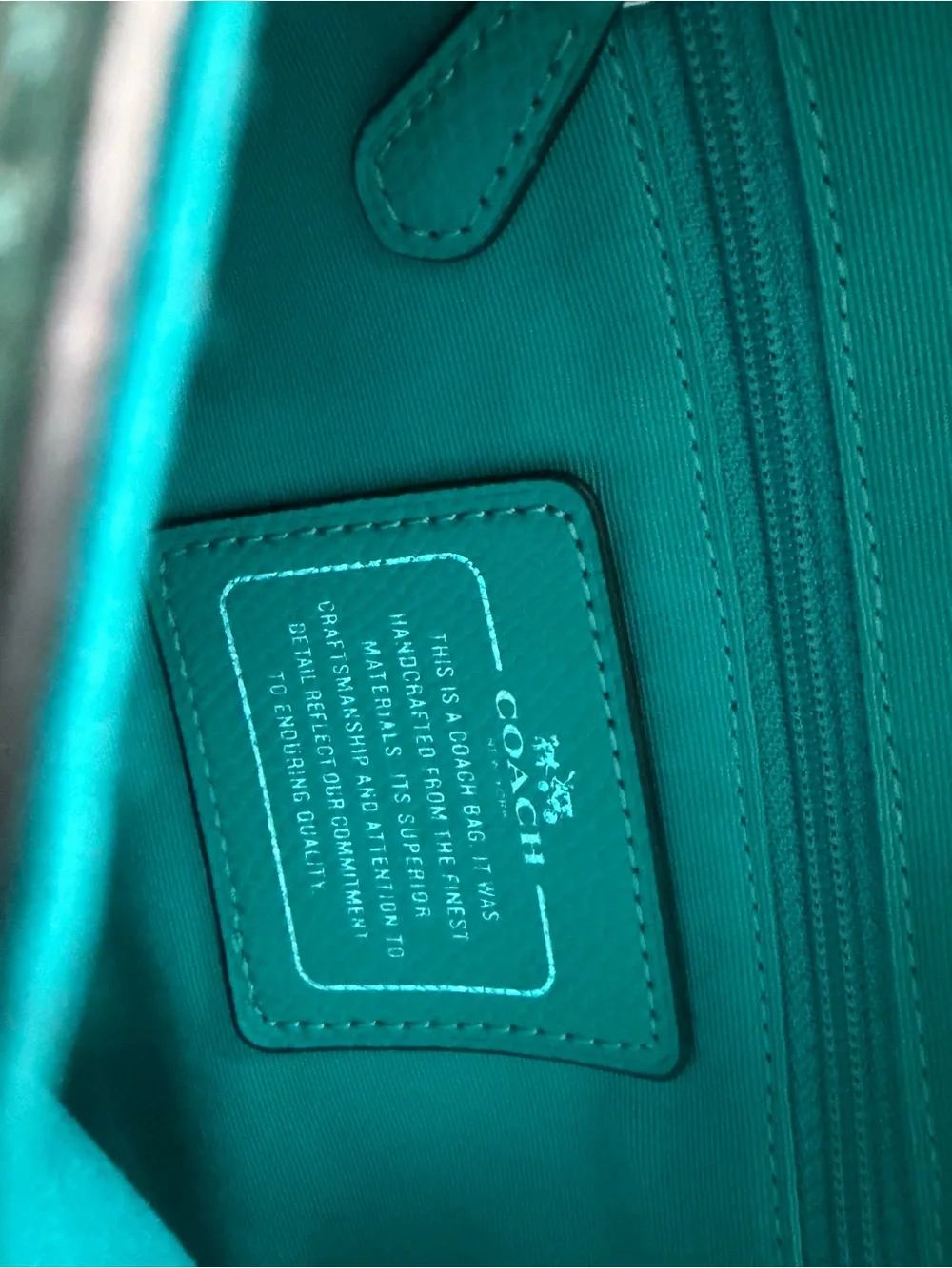 Coach crossbody vibrant