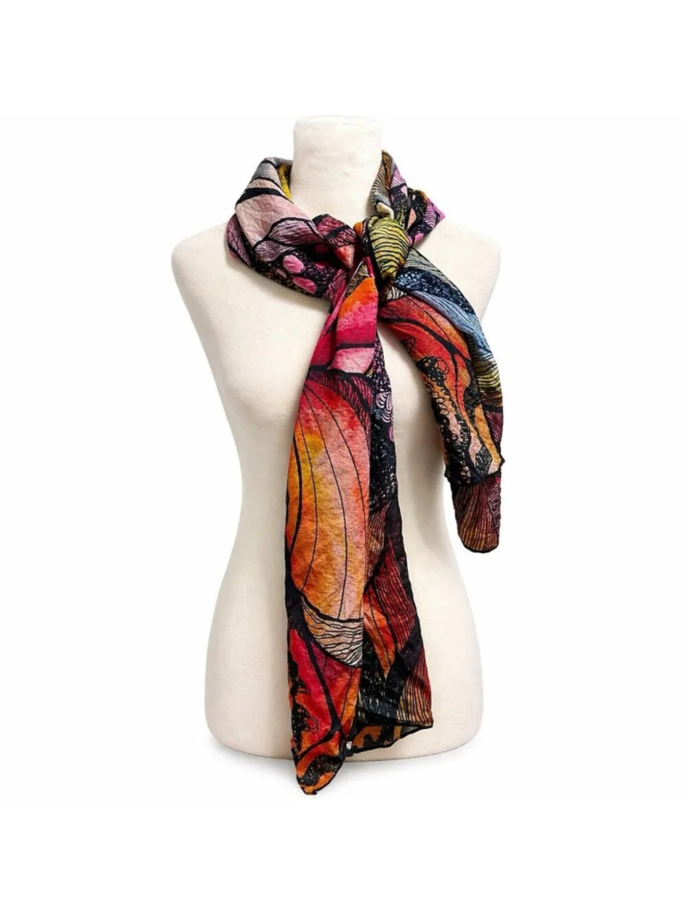 Cocoon House silk scarf