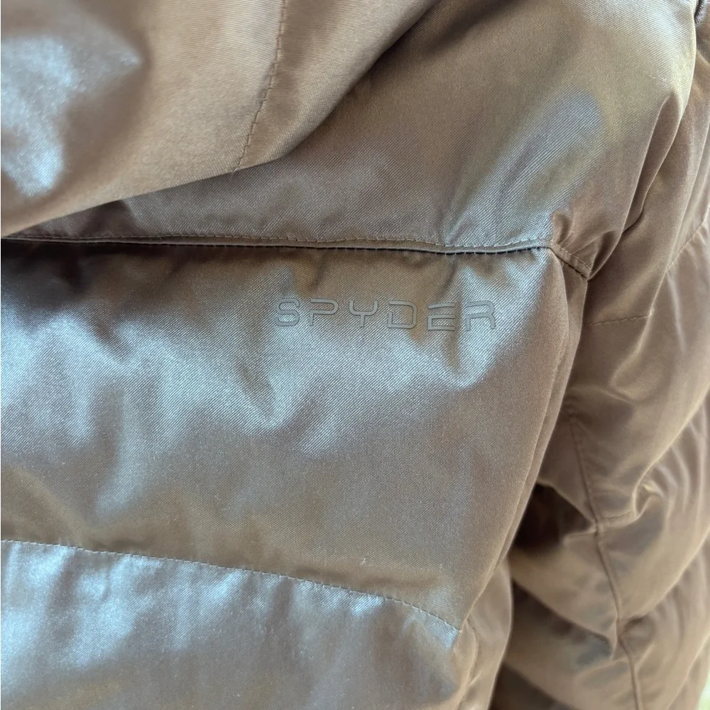 Spyder silver puffer