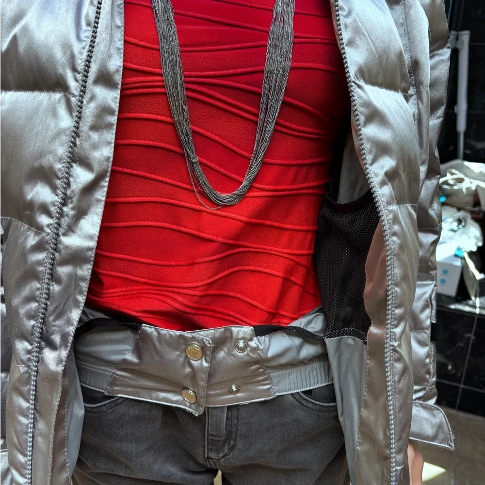 Spyder silver puffer