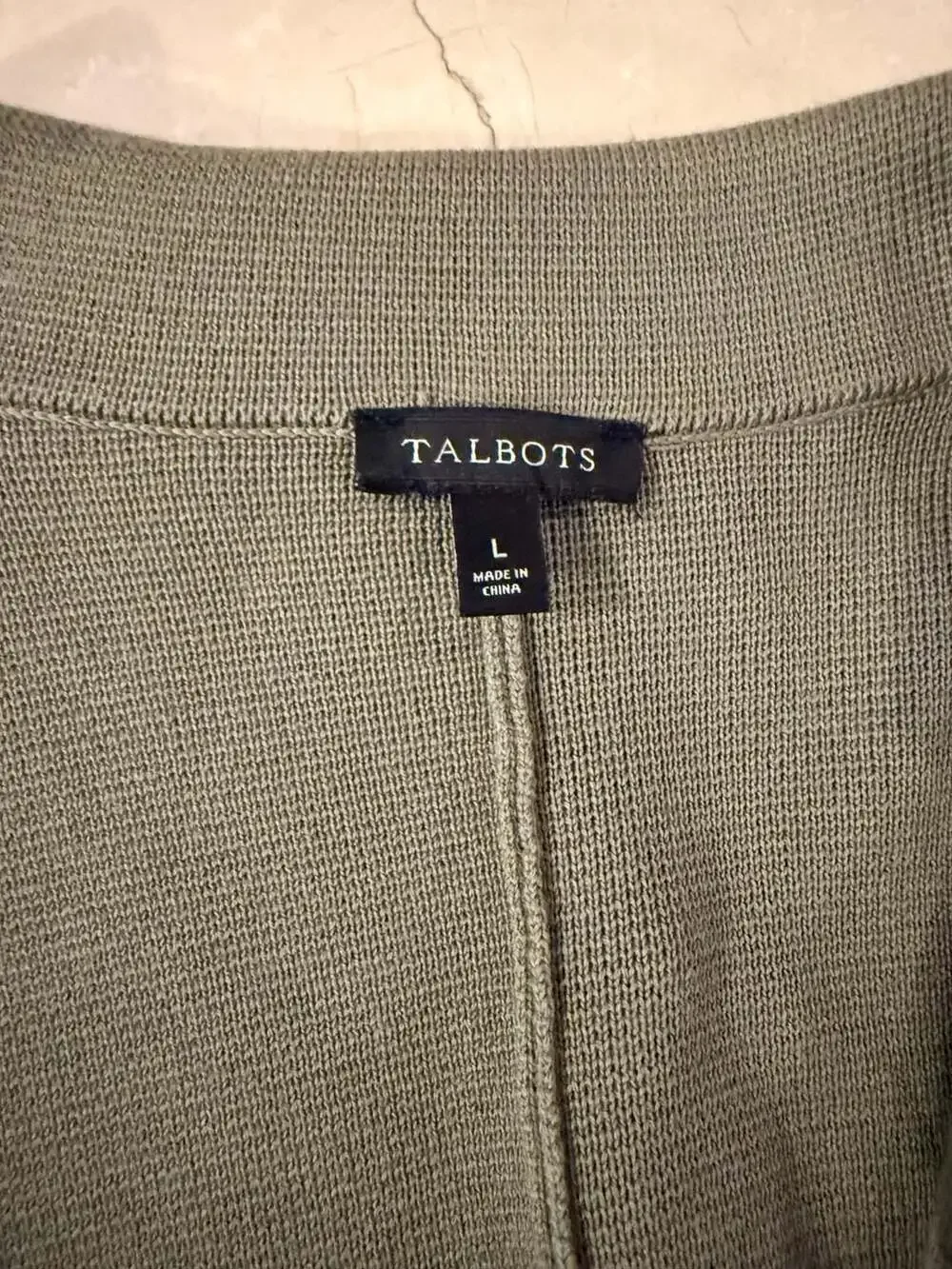Talbots knit blazer